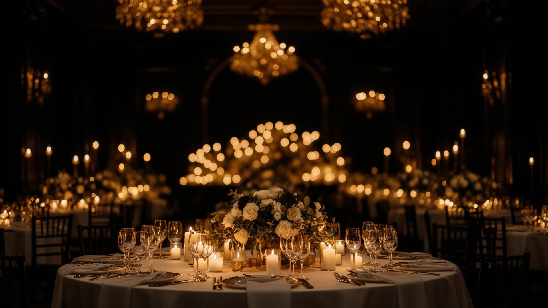 Elegant event setup
